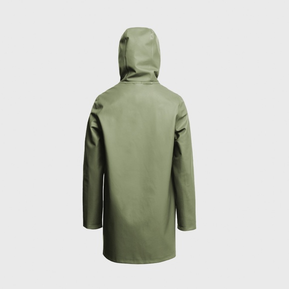 Stutterheim Green Raincoat - Picture 10 of 14